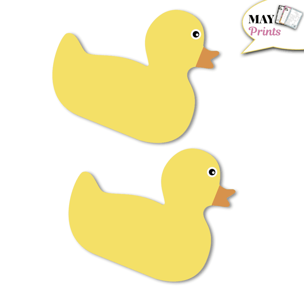Printable Rubber Ducky Baby Shower Games