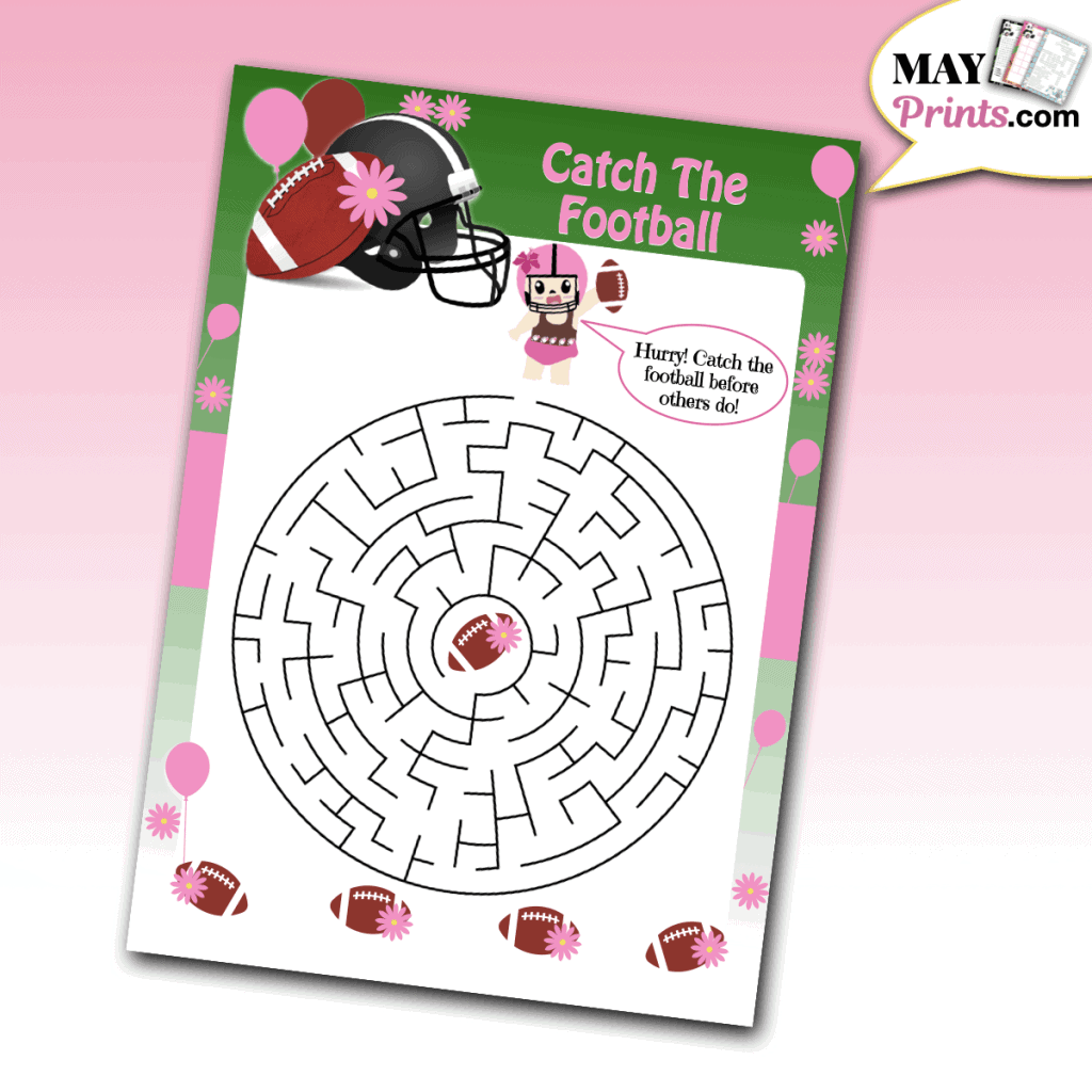 Football Birthday Party Games For Girls 10 Fun Printable Games