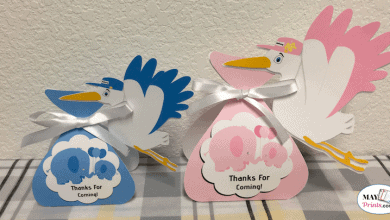 How To Make Stork Baby Shower Party Favors