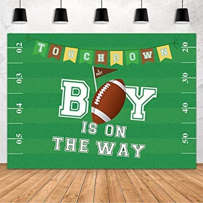Football Baby Shower Banner